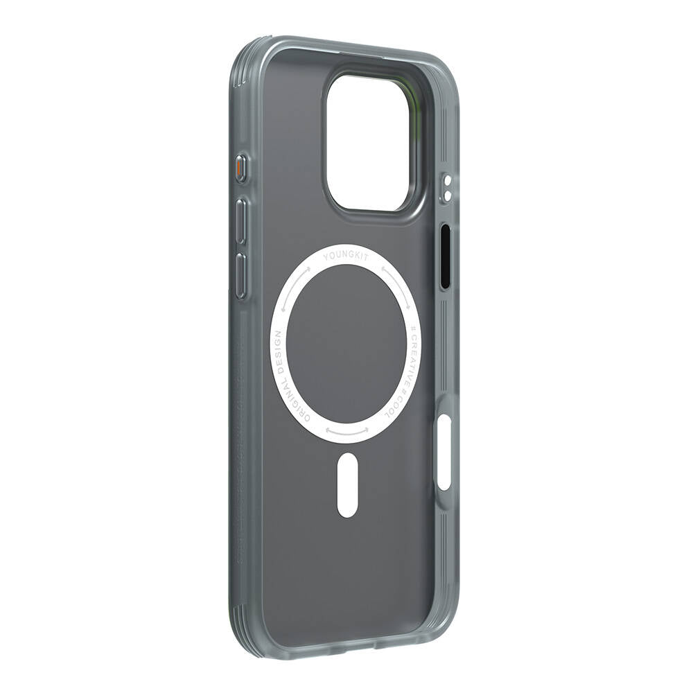 iPhone 16 Pro Kılıf M-safe Şarj Özellikli Spor Tasarımlı Youngkit Dynamic Serisi Kapak