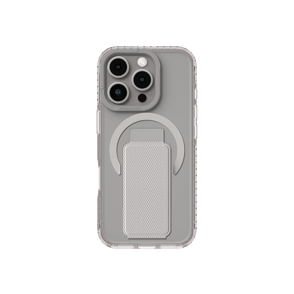 iPhone 16 Pro Kılıf M-safe Şarj Özellikli Standlı Amazingthing Titan Pro Plus Kapak
