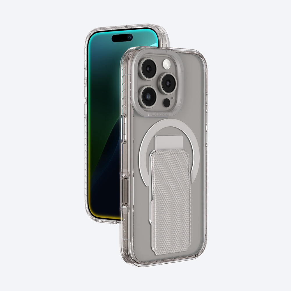 iPhone 16 Pro Kılıf M-safe Şarj Özellikli Standlı Amazingthing Titan Pro Plus Kapak