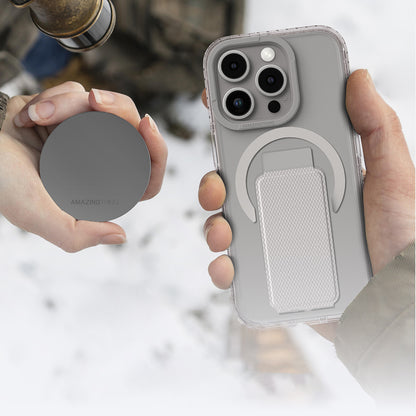 iPhone 16 Pro Kılıf M-safe Şarj Özellikli Standlı Amazingthing Titan Pro Plus Kapak