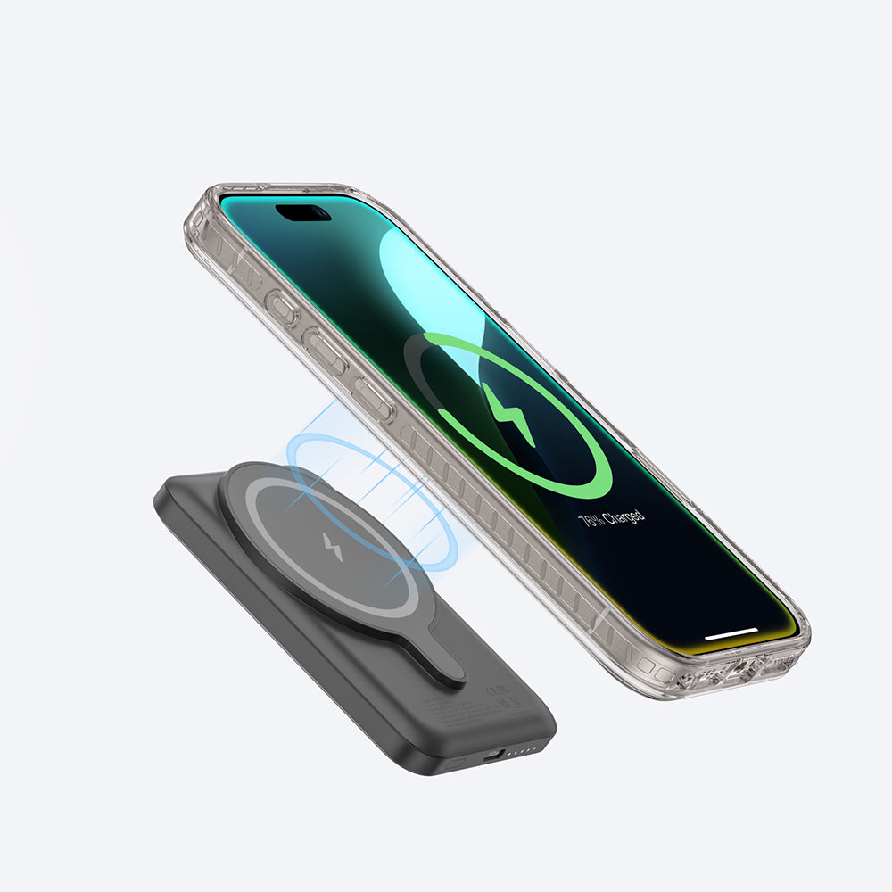 iPhone 16 Pro Kılıf M-safe Şarj Özellikli Standlı Amazingthing Titan Pro Plus Kapak