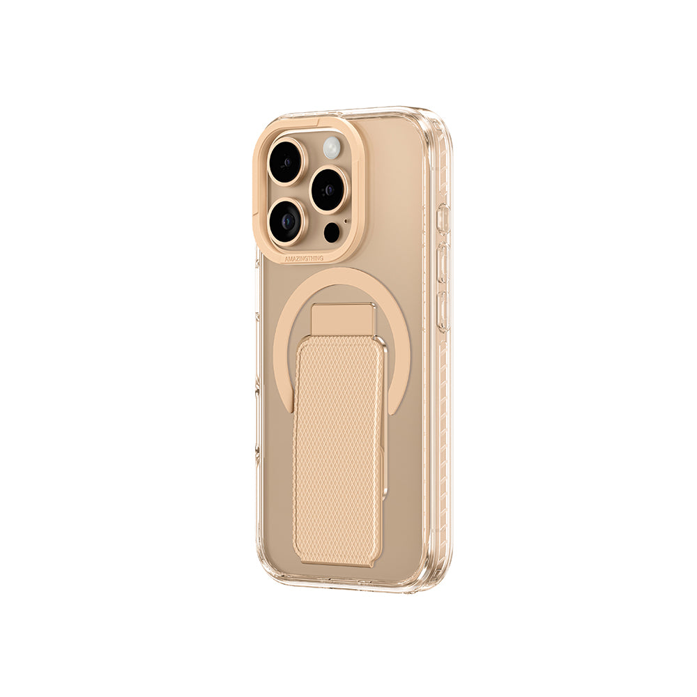 iPhone 16 Pro Kılıf M-safe Şarj Özellikli Standlı Amazingthing Titan Pro Plus Kapak