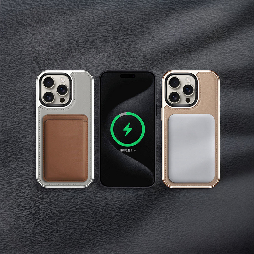 iPhone 16 Pro Kılıf M-safe Şarj Özellikli Standlı Leto Kapak
