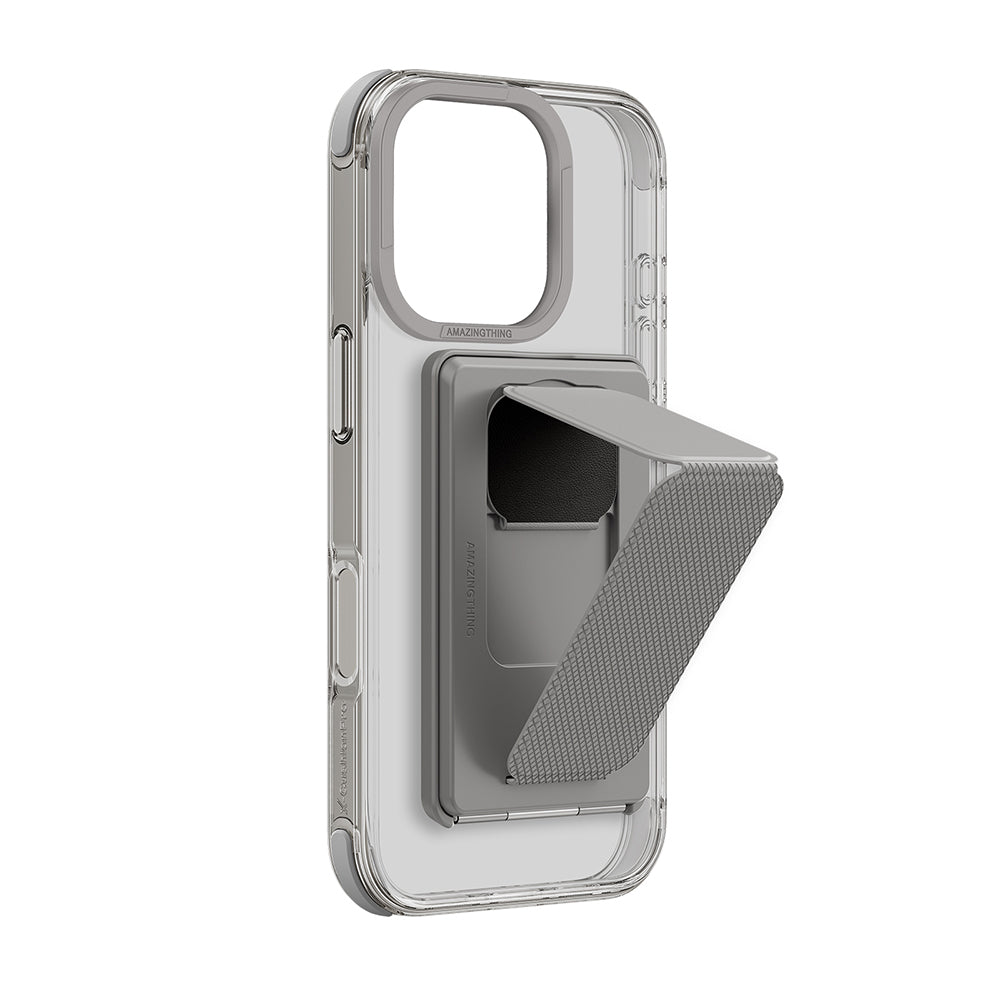 iPhone 16 Pro Kılıf M-safe Şarj Özellikli Standlı Set Amazingthing Omni Adventure Serisi Kapak