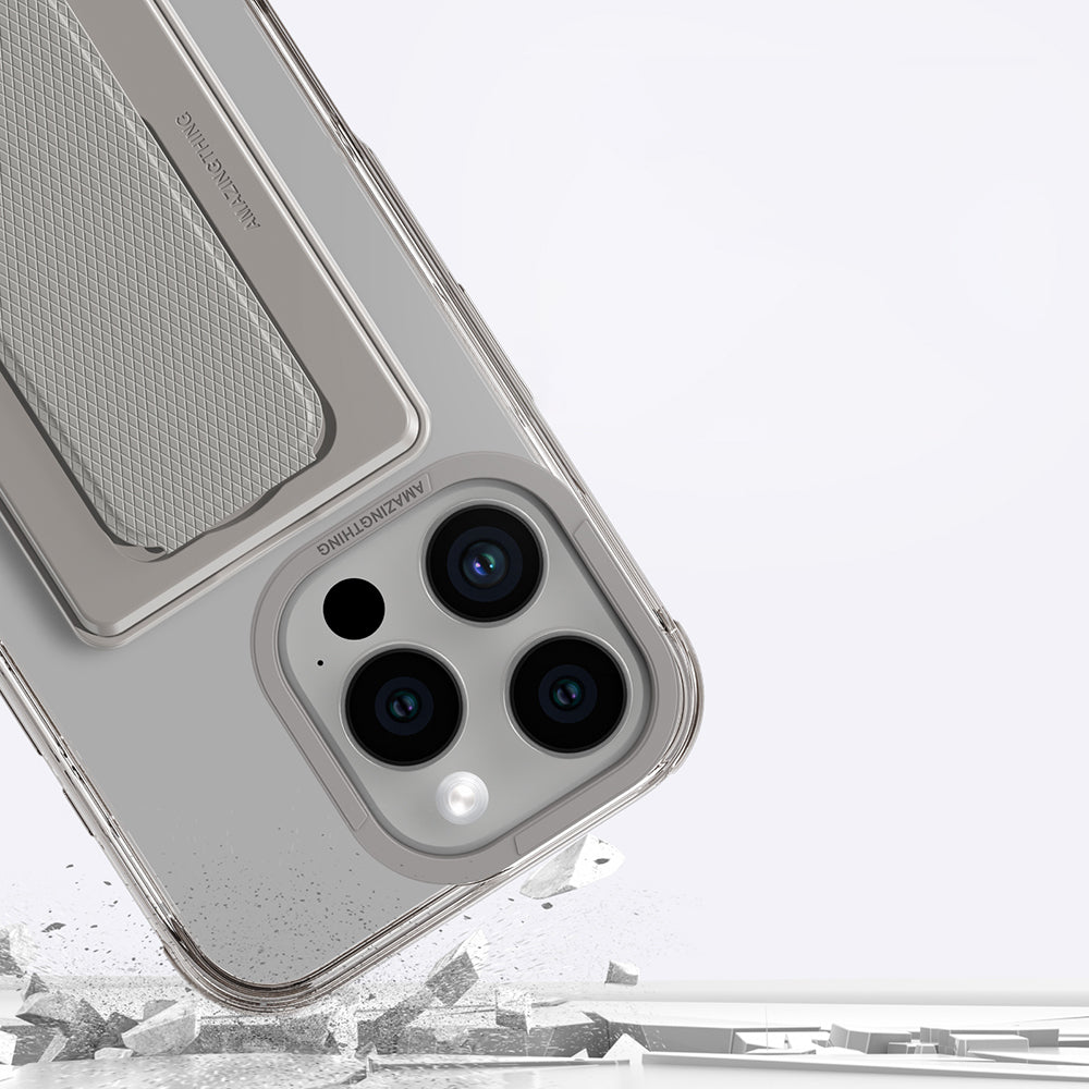 iPhone 16 Pro Kılıf M-safe Şarj Özellikli Standlı Set Amazingthing Omni Adventure Serisi Kapak
