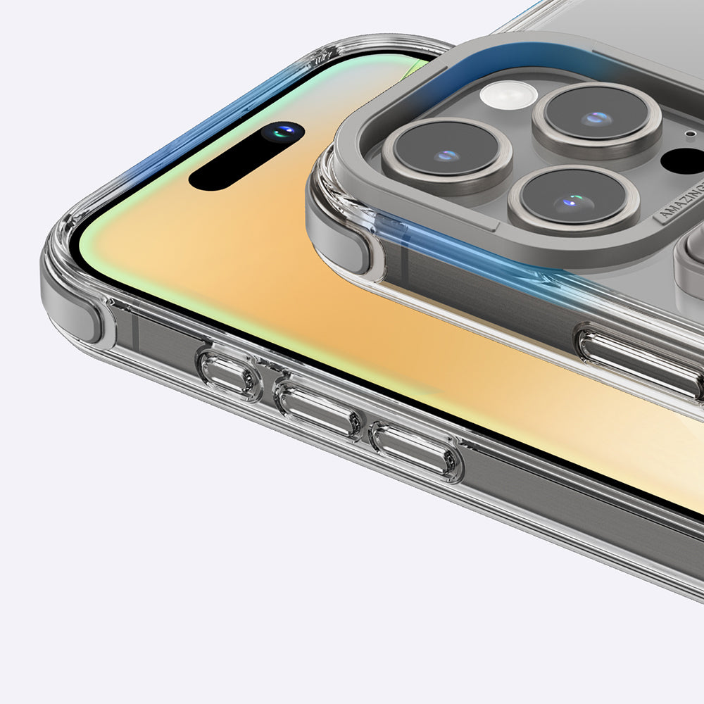 iPhone 16 Pro Kılıf M-safe Şarj Özellikli Standlı Set Amazingthing Omni Adventure Serisi Kapak