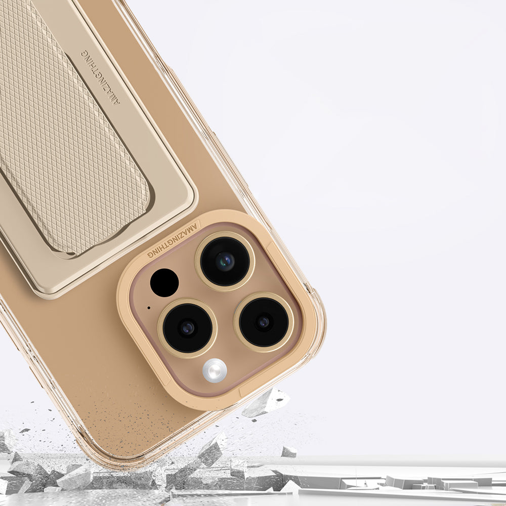 iPhone 16 Pro Kılıf M-safe Şarj Özellikli Standlı Set Amazingthing Omni Adventure Serisi Kapak