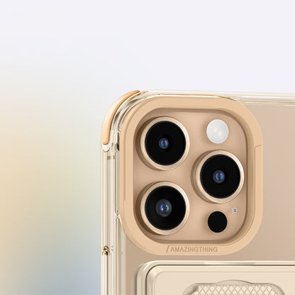 iPhone 16 Pro Kılıf M-safe Şarj Özellikli Standlı Set Amazingthing Omni Adventure Serisi Kapak