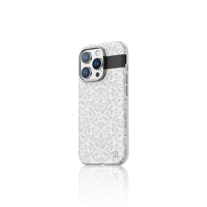 iPhone 16 Pro Kılıf M-safe Şarj Özellikli Suni Deri Tasarımlı Desenli Pynana Print Serisi Kapak