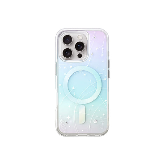 iPhone 16 Pro Kılıf M-safe Şarj Özellikli Takım Yıldızı Desenli Askı Aparatlı Coehl Celest Kapak