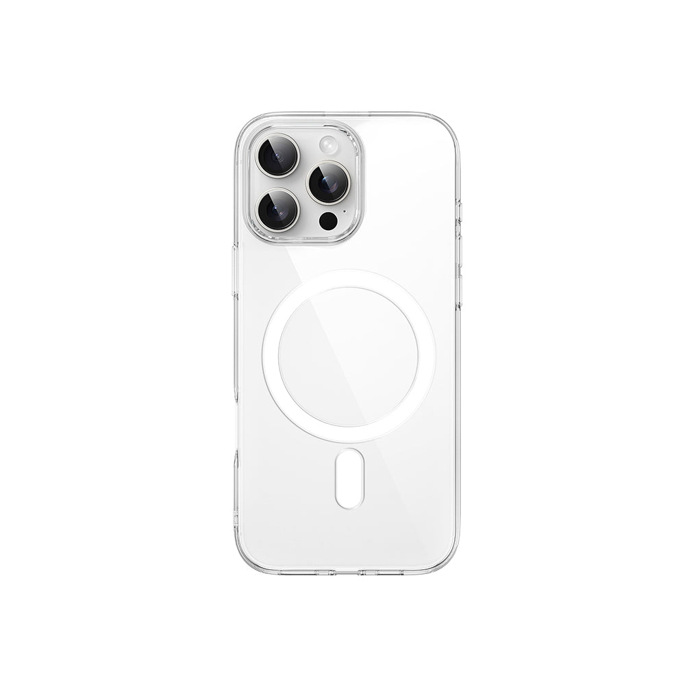 iPhone 16 Pro Kılıf M-safe Şarj Özellikli Wiwu YXK-207 Invisible Pro Sert PC Kapak