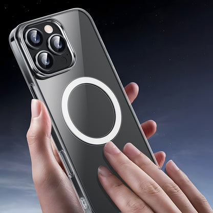 iPhone 16 Pro Kılıf M-safe Şarj Özellikli Wiwu YXK-207 Invisible Pro Sert PC Kapak