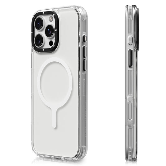 iPhone 16 Pro Kılıf M-safe Şarj Özellikli YoungKit Crystal Color Serisi Kapak