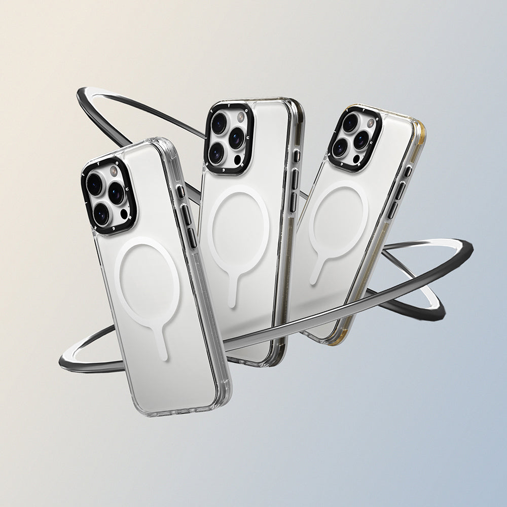 iPhone 16 Pro Kılıf M-safe Şarj Özellikli YoungKit Crystal Color Serisi Kapak