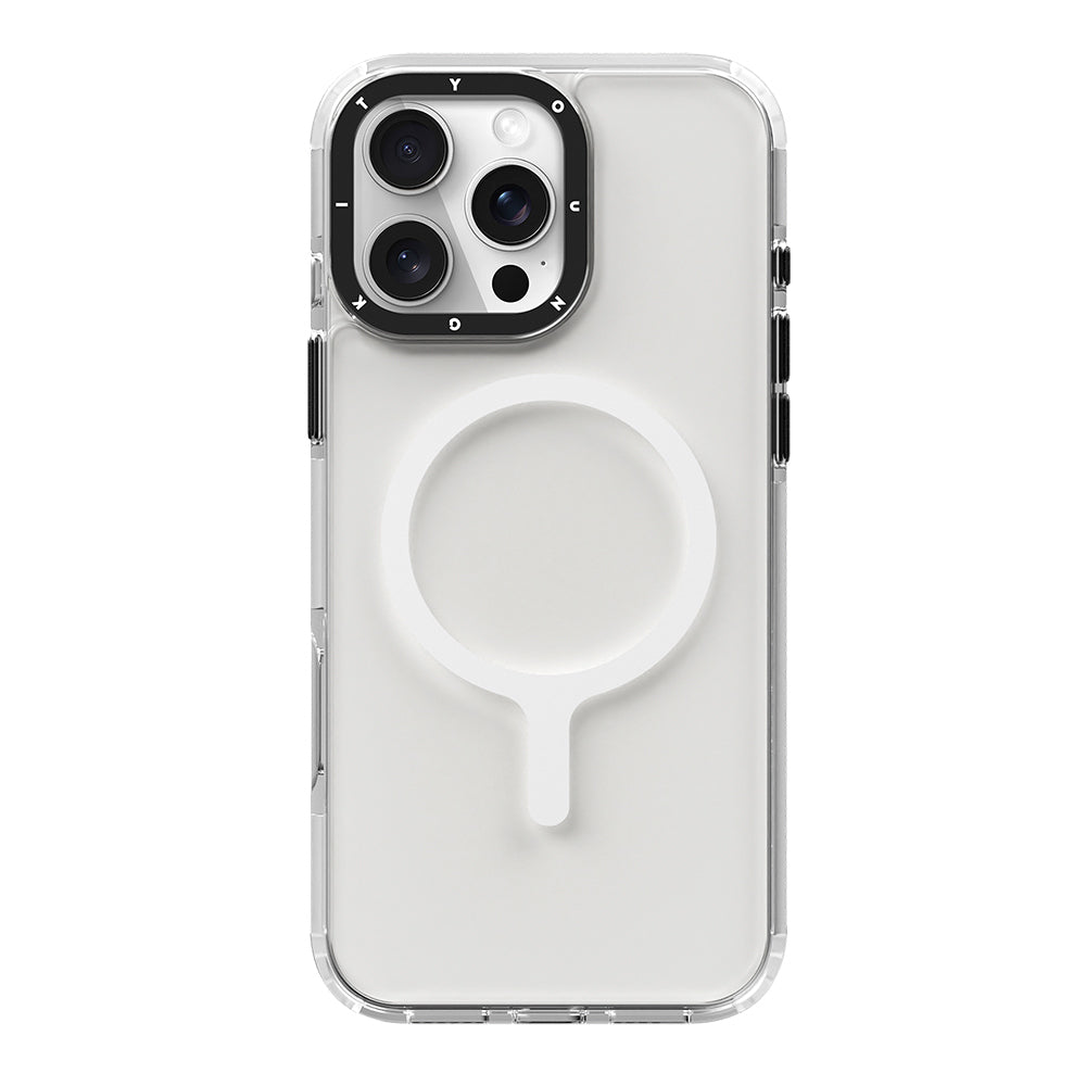 iPhone 16 Pro Kılıf M-safe Şarj Özellikli YoungKit Crystal Color Serisi Kapak