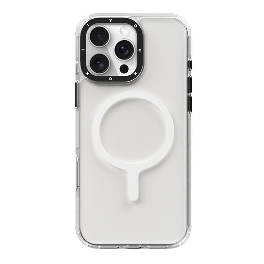 iPhone 16 Pro Kılıf M-safe Şarj Özellikli YoungKit Crystal Color Serisi Kapak