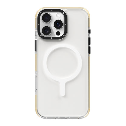 iPhone 16 Pro Kılıf M-safe Şarj Özellikli YoungKit Crystal Color Serisi Kapak