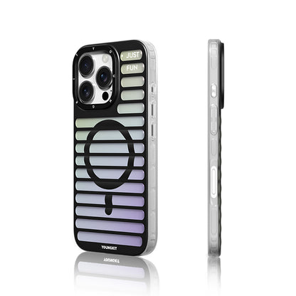 iPhone 16 Pro Kılıf M-safe Şarj Özellikli Youngkit Geek Serisi Kapak