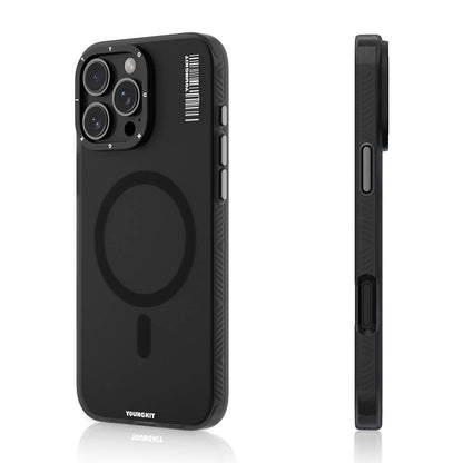 iPhone 16 Pro Kılıf M-safe Şarj Özellikli Youngkit Hidden Sand Serisi Kapak
