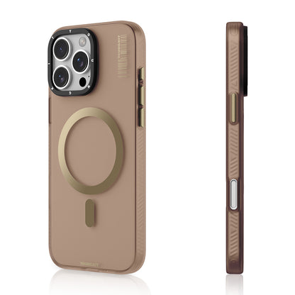 iPhone 16 Pro Kılıf M-safe Şarj Özellikli Youngkit Hidden Sand Serisi Kapak