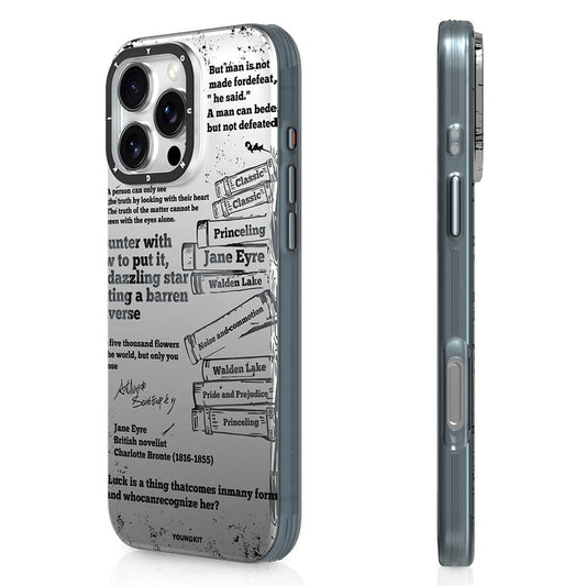 iPhone 16 Pro Kılıf M-safe Şarj Özellikli Youngkit Literary Serisi Classic Kapak