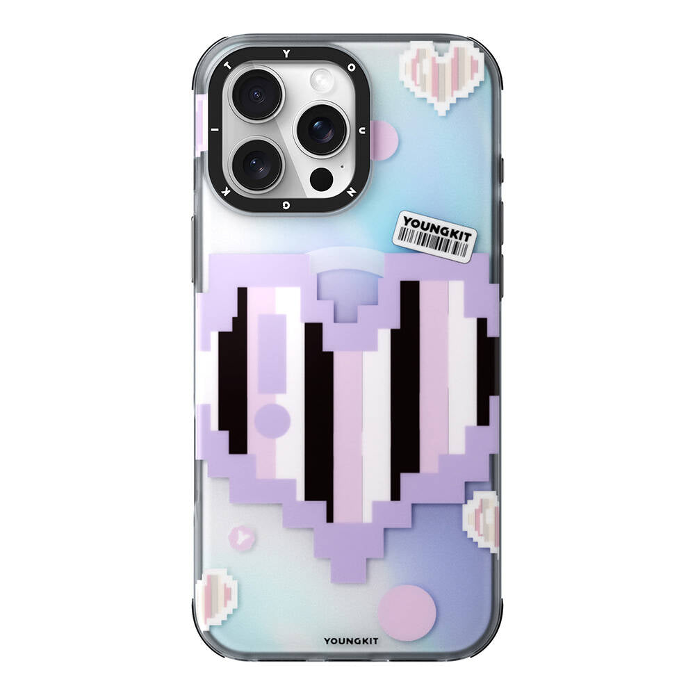 iPhone 16 Pro Kılıf M-safe Şarj Özellikli Youngkit Love Serisi Kapak