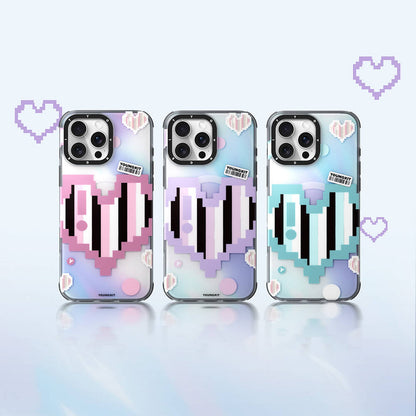 iPhone 16 Pro Kılıf M-safe Şarj Özellikli Youngkit Love Serisi Kapak