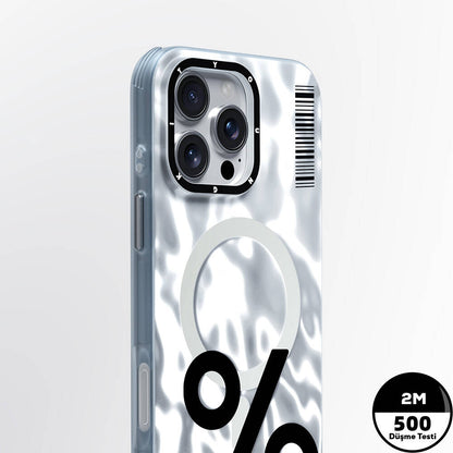 iPhone 16 Pro Kılıf M-safe Şarj Özellikli Youngkit Mathematical Serisi Kapak