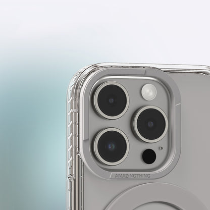 iPhone 16 Pro Kılıf M-safe Şarj Özellikli Yüzük Standlı Amazingthing Titan Pro Serisi Kapak