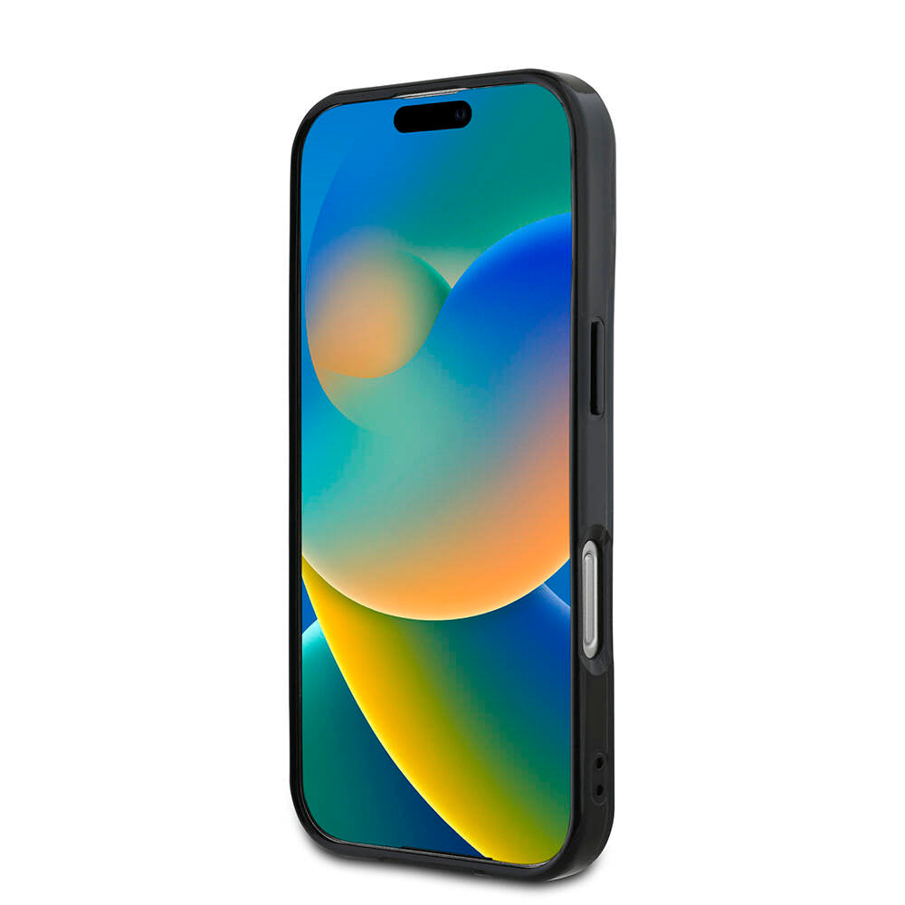 iPhone 16 Pro Kılıf Mercedes Benz Orjinal Lisanslı M-safe Şarj Özellikli Çift Katmanlı Paralel Çizgi Desenli Kapak