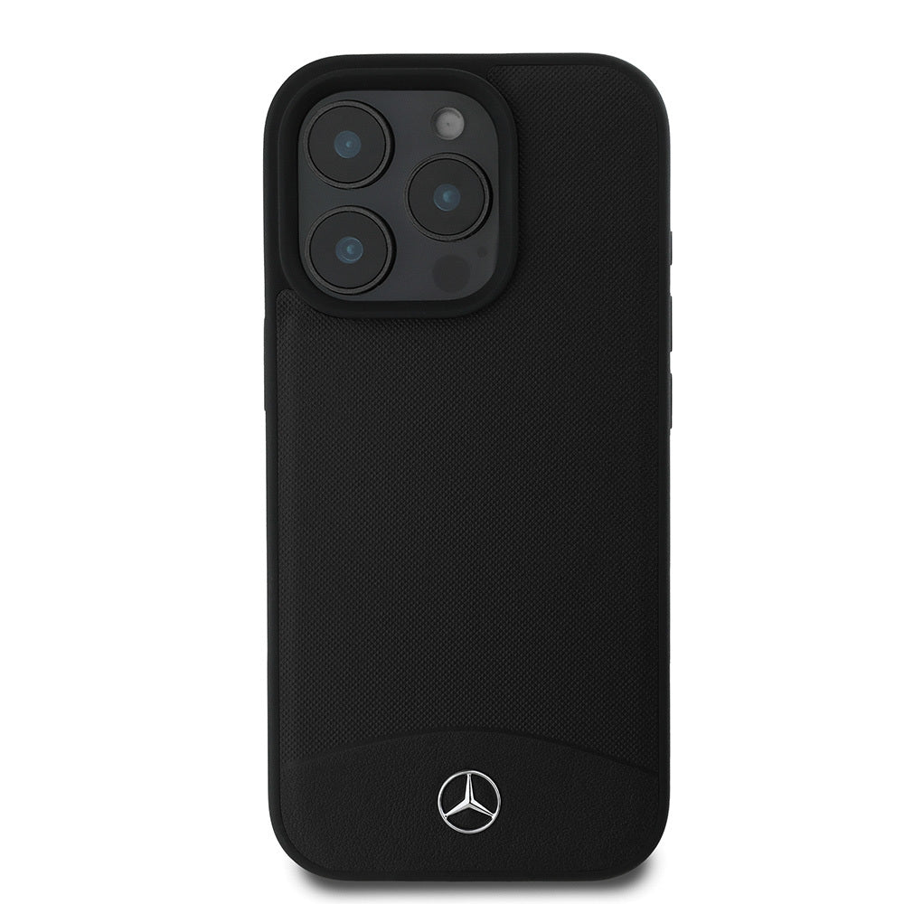 iPhone 16 Pro Kılıf Mercedes Benz Orjinal Lisanslı M-safe Şarj Özellikli Dokulu ve Düz Deri Kapak