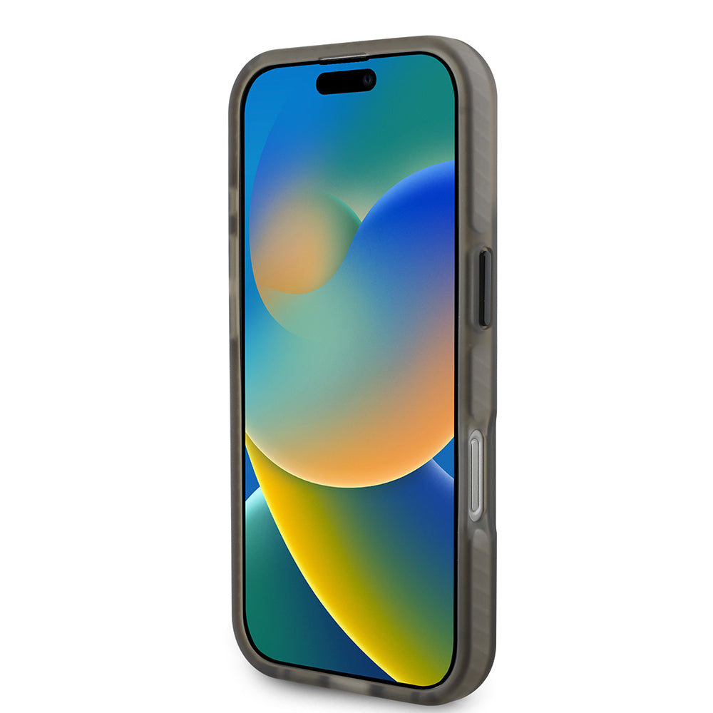 iPhone 16 Pro Kılıf TUMI Orjinal Lisanslı M-safe Şarj Özellikli Airbagli Buzlu Transparan Kapak