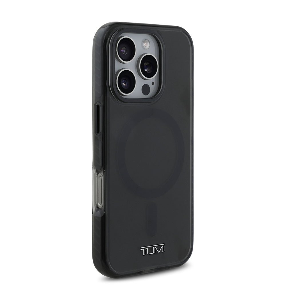 iPhone 16 Pro Kılıf TUMI Orjinal Lisanslı M-safe Şarj Özellikli Airbagli Transparan Kapak