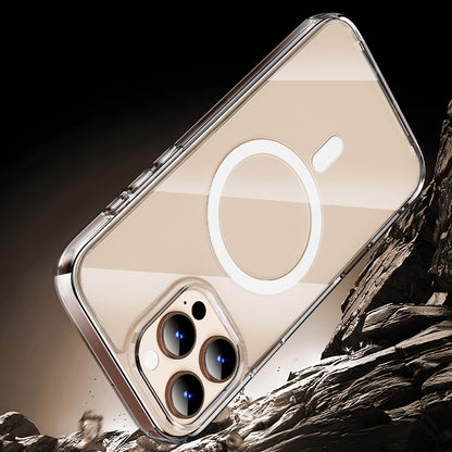 iPhone 16 Pro Kılıf Wiwu MCC-102 Magnetic Crystal Sert PC Kapak