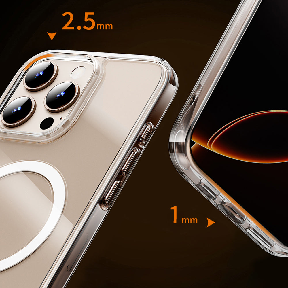 iPhone 16 Pro Kılıf Wiwu MCC-102 Magnetic Crystal Sert PC Kapak