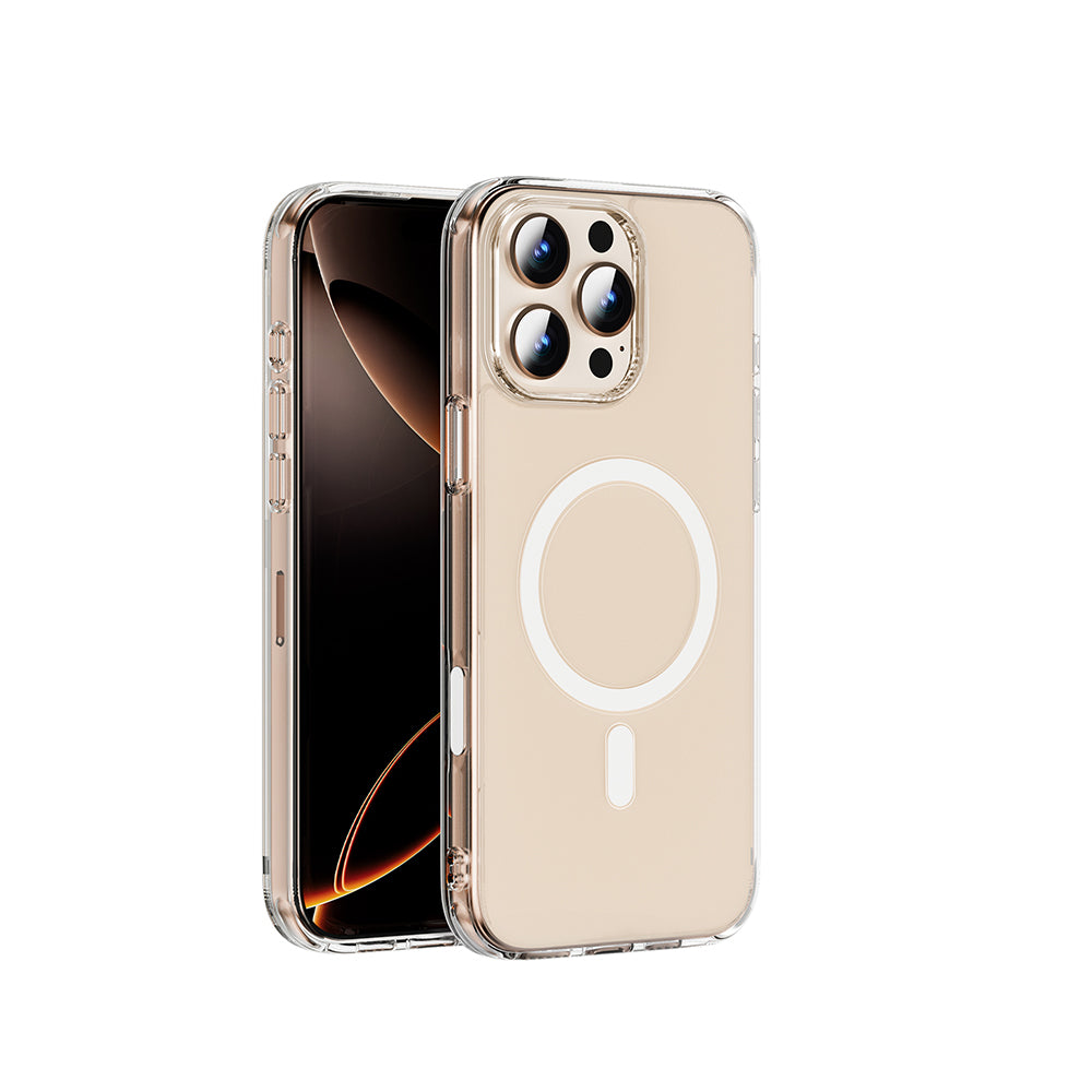 iPhone 16 Pro Kılıf Wiwu MCC-102 Magnetic Crystal Sert PC Kapak