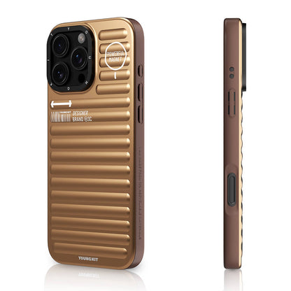 iPhone 16 Pro M-safe Şarj Özellikli Kılıf Mat Renkli Tasarım Youngkit Original Serisi Kapak