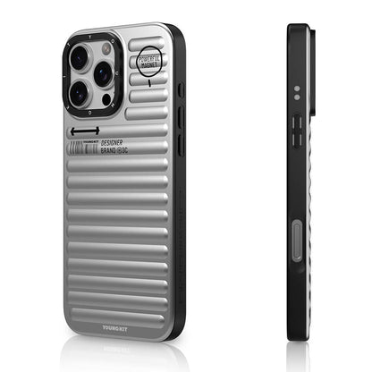 iPhone 16 Pro M-safe Şarj Özellikli Kılıf Mat Renkli Tasarım Youngkit Original Serisi Kapak