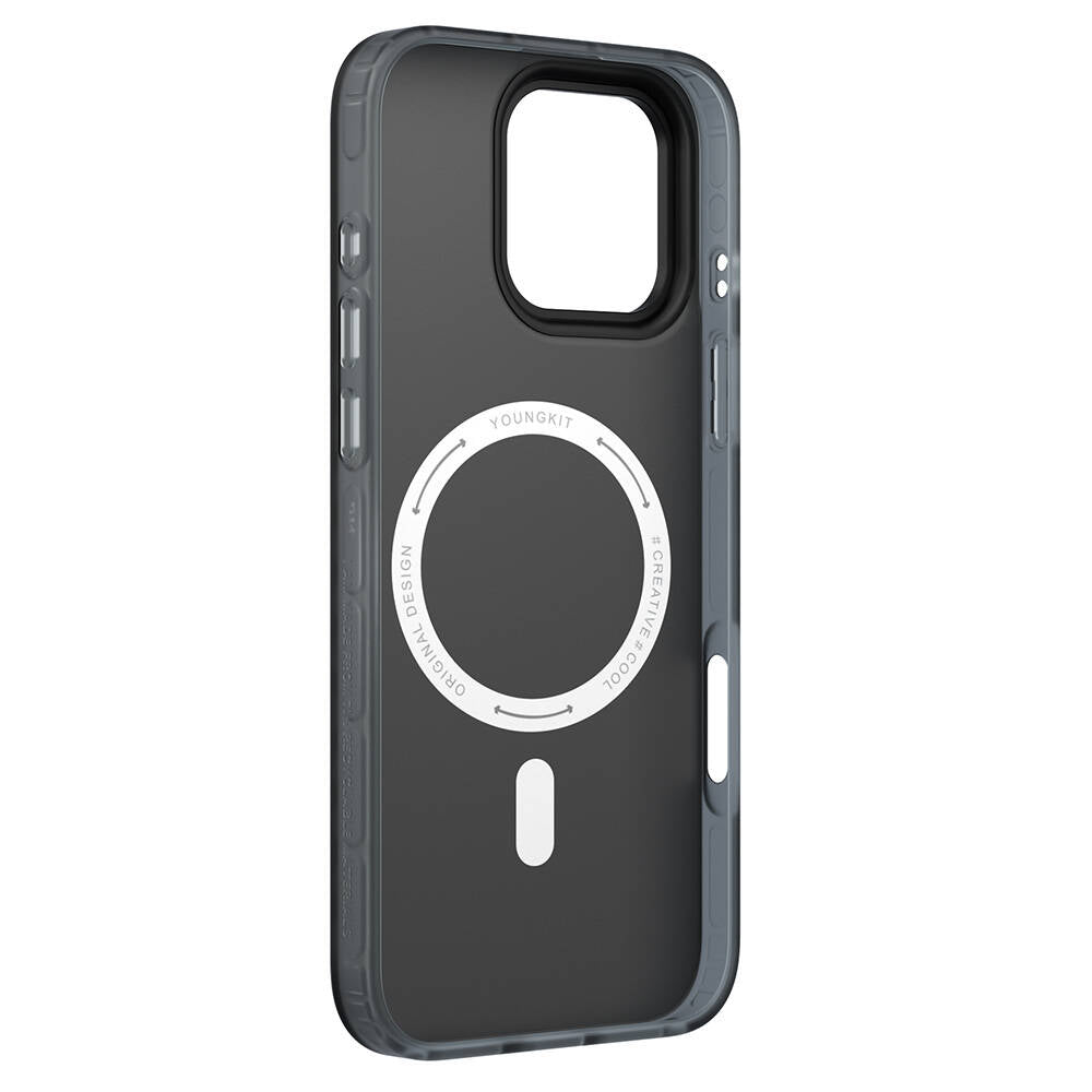 iPhone 16 Pro M-safe Şarj Özellikli Kılıf Mat Renkli Tasarım Youngkit Original Serisi Kapak