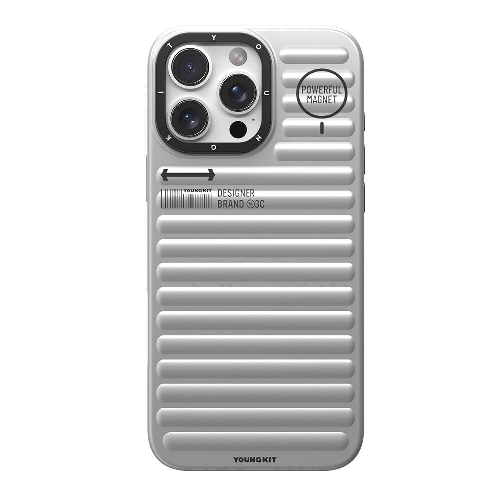 iPhone 16 Pro M-safe Şarj Özellikli Kılıf Mat Renkli Tasarım Youngkit Original Serisi Kapak