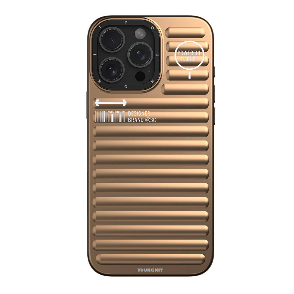 iPhone 16 Pro M-safe Şarj Özellikli Kılıf Mat Renkli Tasarım Youngkit Original Serisi Kapak