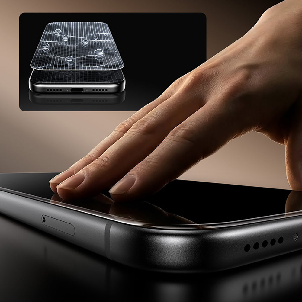 Apple iPhone 16 Pro Max Benks OmniWarrior Privacy Cam Ekran Koruyucu + Kolay Uygulama Aparatlı