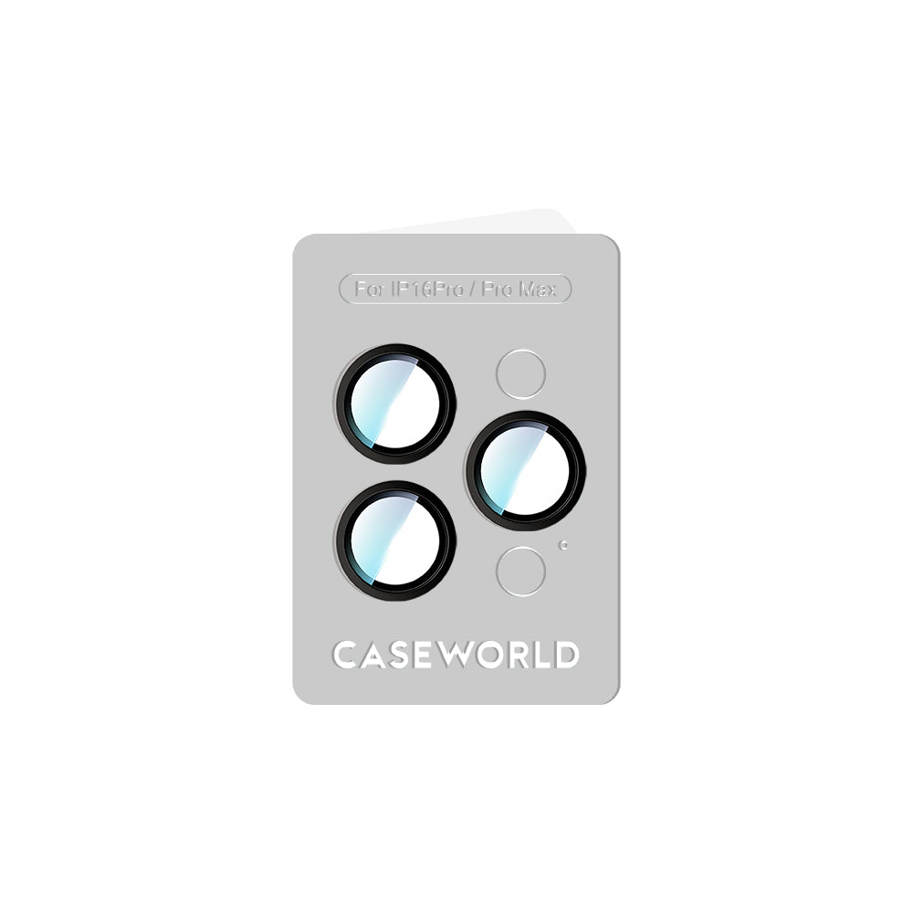 iPhone 16 Pro Max CaseWorld Alloy Serisi Oleofobik Anti Reflective Kamera Lens Koruyucu
