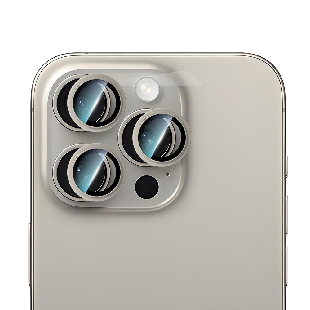 iPhone 16 Pro Max CaseWorld Alloy Serisi Oleofobik Anti Reflective Kamera Lens Koruyucu