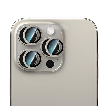 iPhone 16 Pro Max CaseWorld Alloy Serisi Oleofobik Anti Reflective Kamera Lens Koruyucu