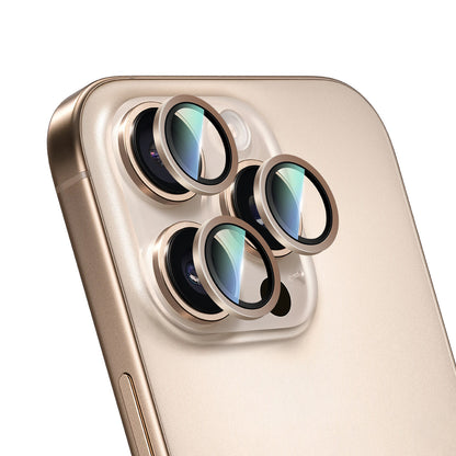 iPhone 16 Pro Max CaseWorld Alloy Two-Color Serisi Lens Koruyucu
