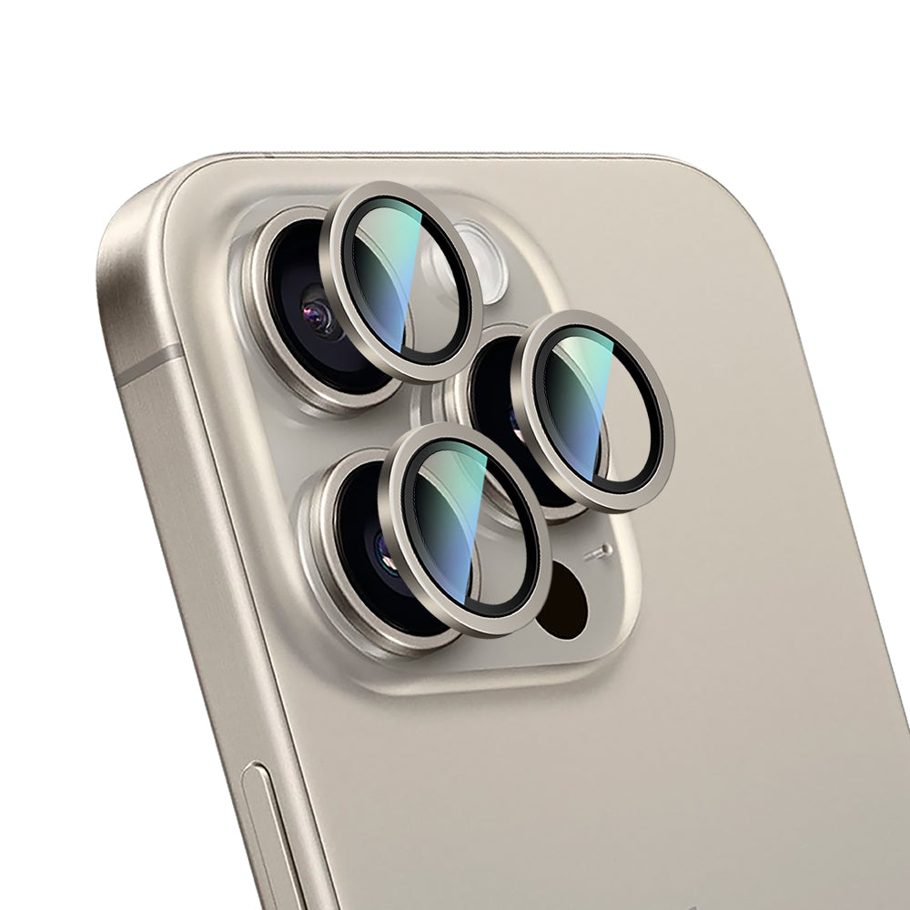 iPhone 16 Pro Max CaseWorld Alloy Two-Color Serisi Lens Koruyucu
