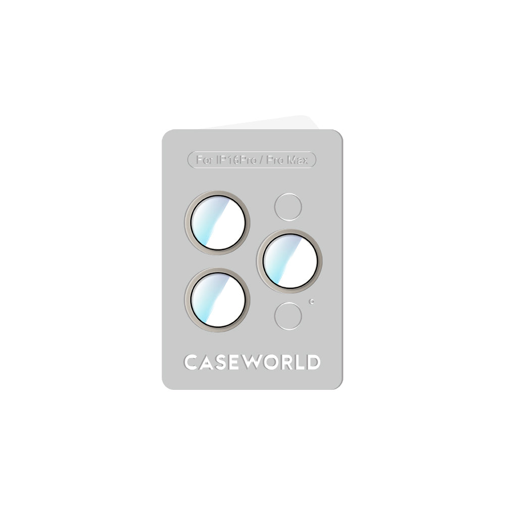 iPhone 16 Pro Max CaseWorld Alloy Two-Color Serisi Lens Koruyucu