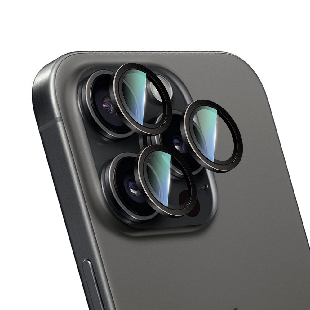 iPhone 16 Pro Max CaseWorld Karbon Fiber Serisi Anti Reflective Ultra Clear Kamera Lens Koruyucu