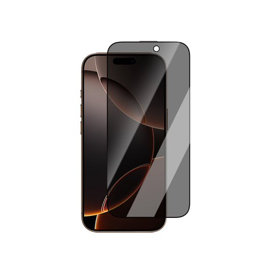iPhone 16 Pro Max CaseWorld Ultra-Thin Serisi TMQ Privacy 0.15mm 3D Cam Ekran Koruyucu + Uygulama Aparatlı
